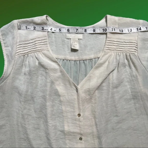 H&M Conscious Collection Button Down Top - Picture 3 of 11